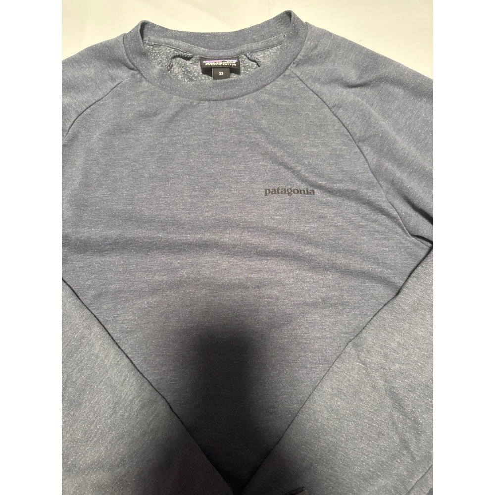 Patagonia Organic Cotton Crewneck Pullover Logo Sweatshirt XS